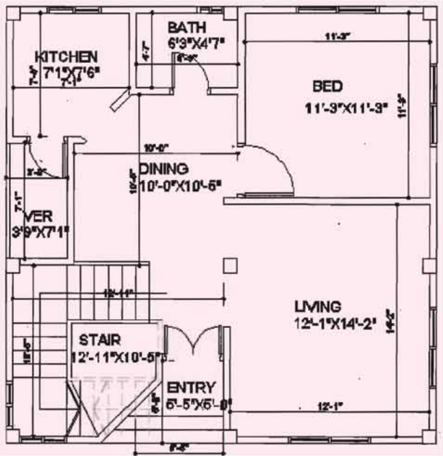 ব্যবহারিকঃ CAD এ Building এর Plan অঙ্কন করা