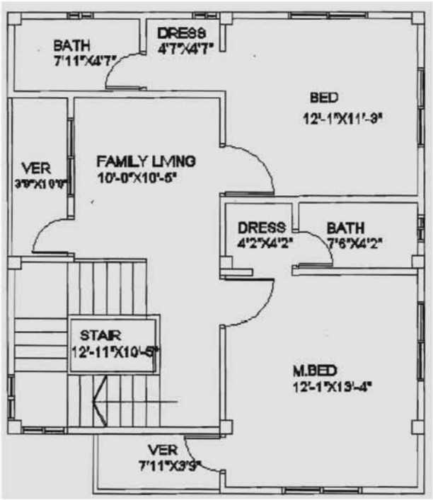 ব্যবহারিকঃ CAD এ Building এর Plan অঙ্কন করা