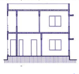 ব্যবহারিকঃ CAD এ বিল্ডিং এর এলিভেশন ও সেকশন অঙ্কন