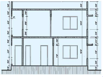 ব্যবহারিকঃ CAD এ বিল্ডিং এর এলিভেশন ও সেকশন অঙ্কন