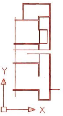 ব্যবহারিকঃ অটো ক্যাডে (CAD) একটি বহুতল ইমারতের লিফট কোর (Lift Core) অঙ্কন