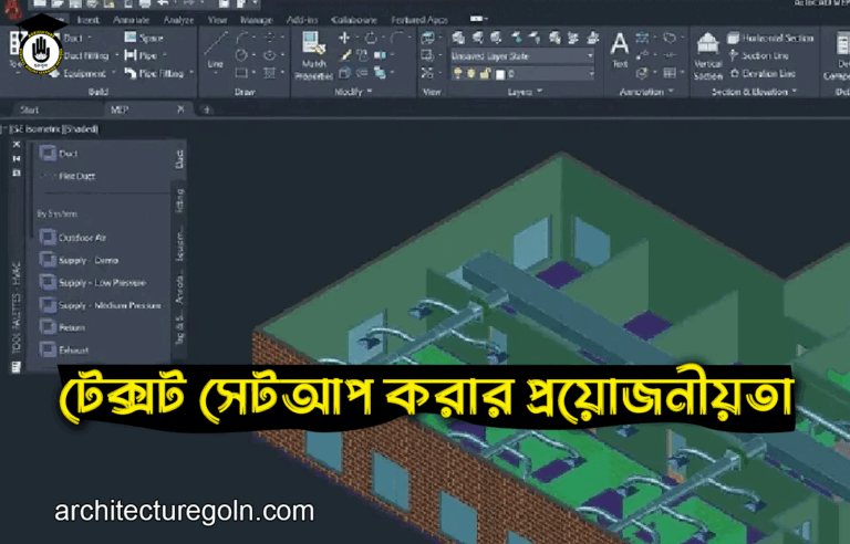 টেক্সট সেটআপ করার প্রয়োজনীয়তা
