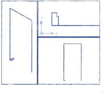 ব্যবহারিকঃ অটোক্যাডে (Auto CAD) এ এক কক্ষ বিশিষ্ট ইমারত এর 3D view অঙ্কন