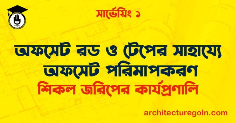 অফসেট রড ও টেপের সাহায্যে অফসেট পরিমাপকরণ