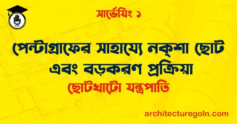 পেন্টাগ্রাফের সাহায্যে নক্শা ছোট এবং বড়করণ প্রক্রিয়া