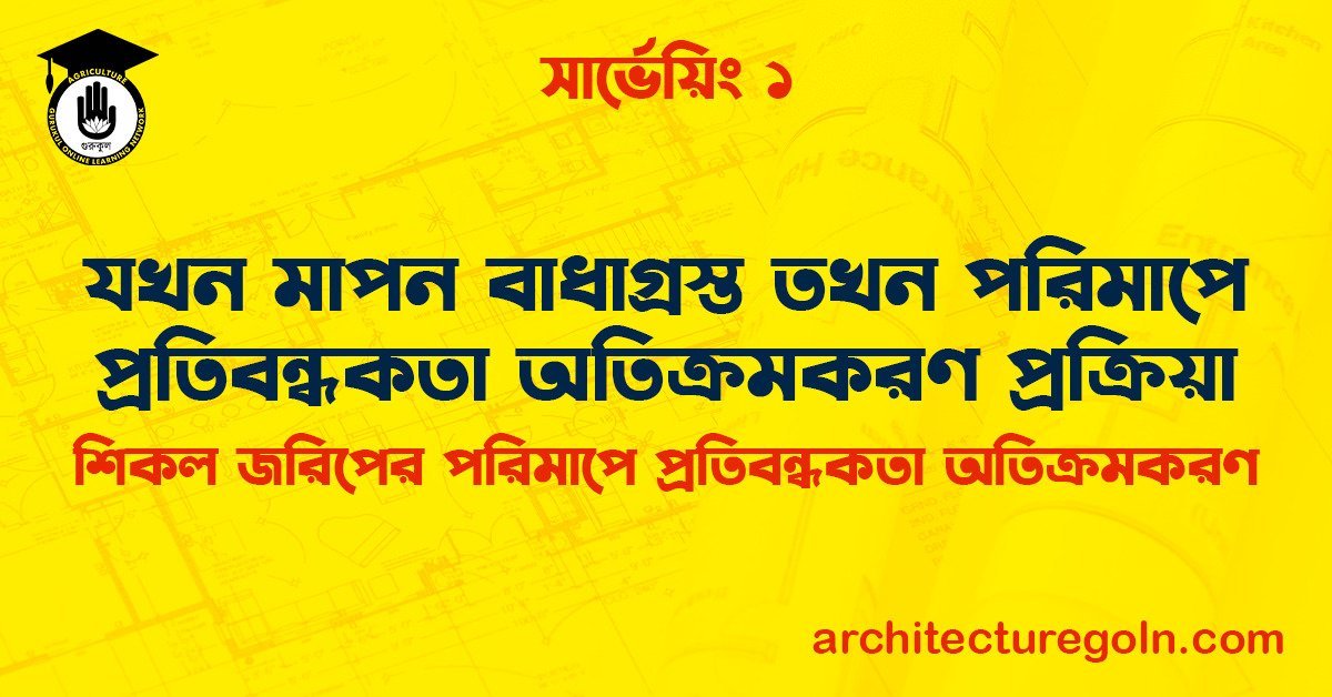 যখন মাপন বাধাগ্রস্ত তখন পরিমাপে প্রতিবন্ধকতা অতিক্রমকরণ প্রক্রিয়া