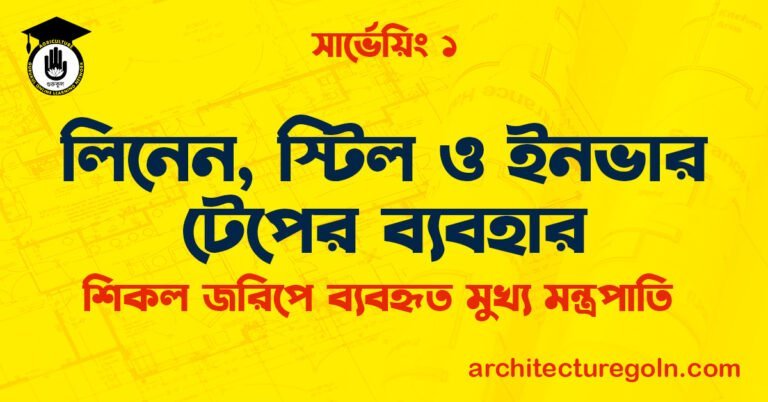 লিনেন, স্টিল ও ইনভার টেপের ব্যবহার