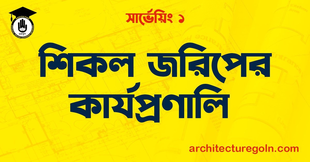 শিকল জরিপের কার্যপ্রণালি
