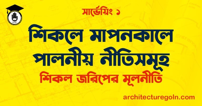 শিকলে মাপনকালে পালনীয় নীতিসমূহ