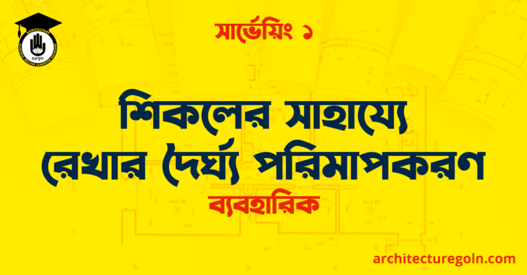 শিকলের সাহায্যে রেখার দৈর্ঘ্য পরিমাপকরণ
