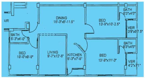 অটোক্যাডে বহুতল আবাসিক ইমারতের প্লান অঙ্কন