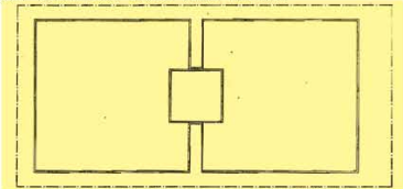 অটোক্যাডে বহুতল আবাসিক ইমারতের লে-আউট প্ল্যান, একে সেট ব্যাক অঙ্কন