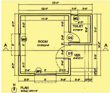 বহুতল ইমারতের ওয়ার্কিং ড্রয়িং