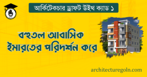 বহুতল আবাসিক ইমারতের পরিদর্শন করে