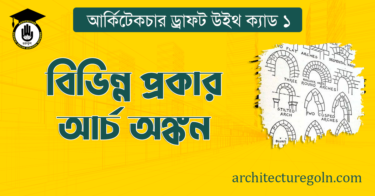 বিভিন্ন প্রকার আর্চ অঙ্কন