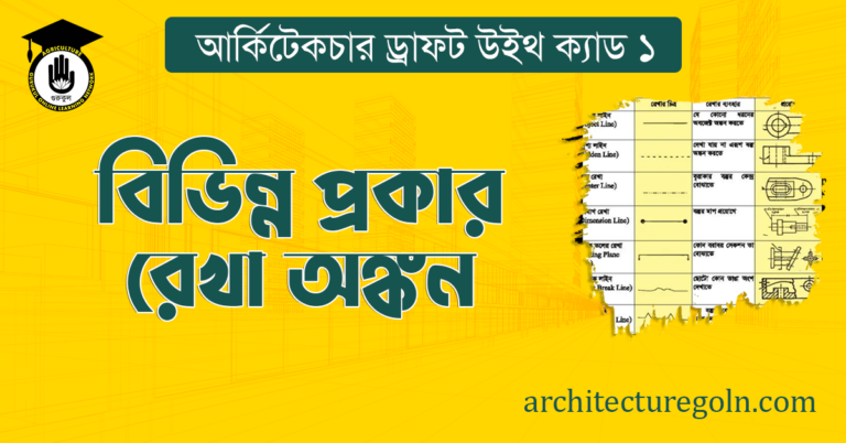 বিভিন্ন প্রকার রেখা অঙ্কন